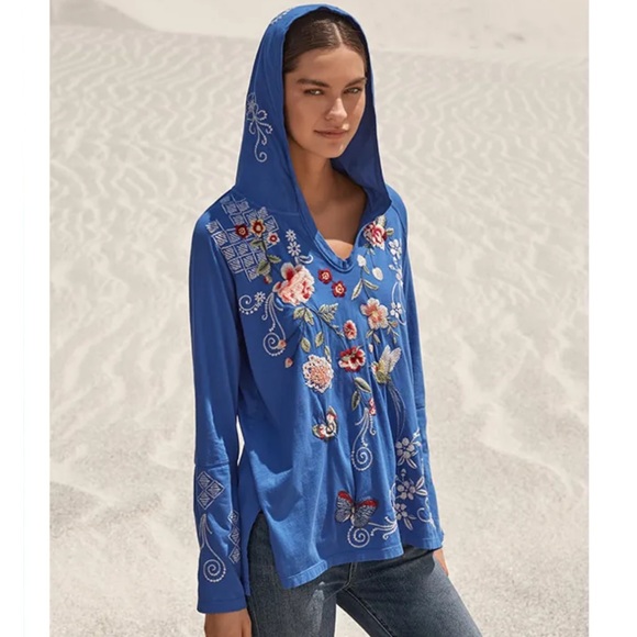 Johnny Was Tops - Johnny Was Jalyn Beach hoodie